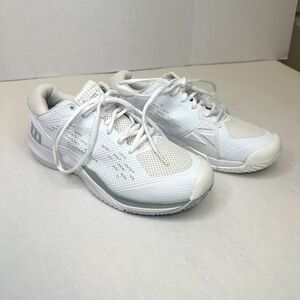 Wilson Mens White Rush Pro Ace Tennis Shoes size 7.5